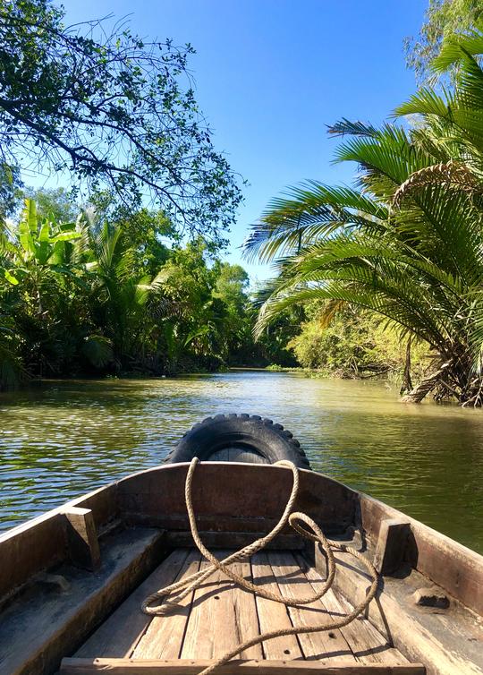 Foto des Kanals in Can Tho